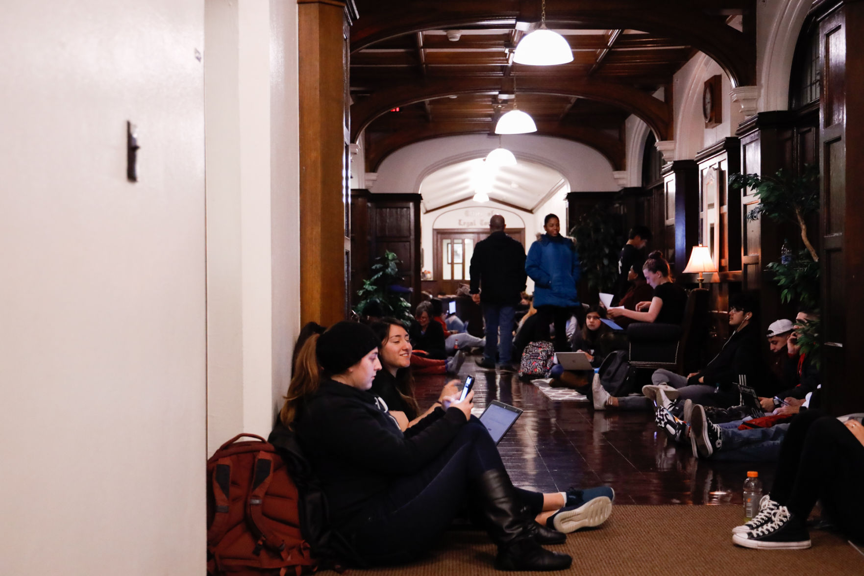 Evans Hall Sit-in 2nd floor